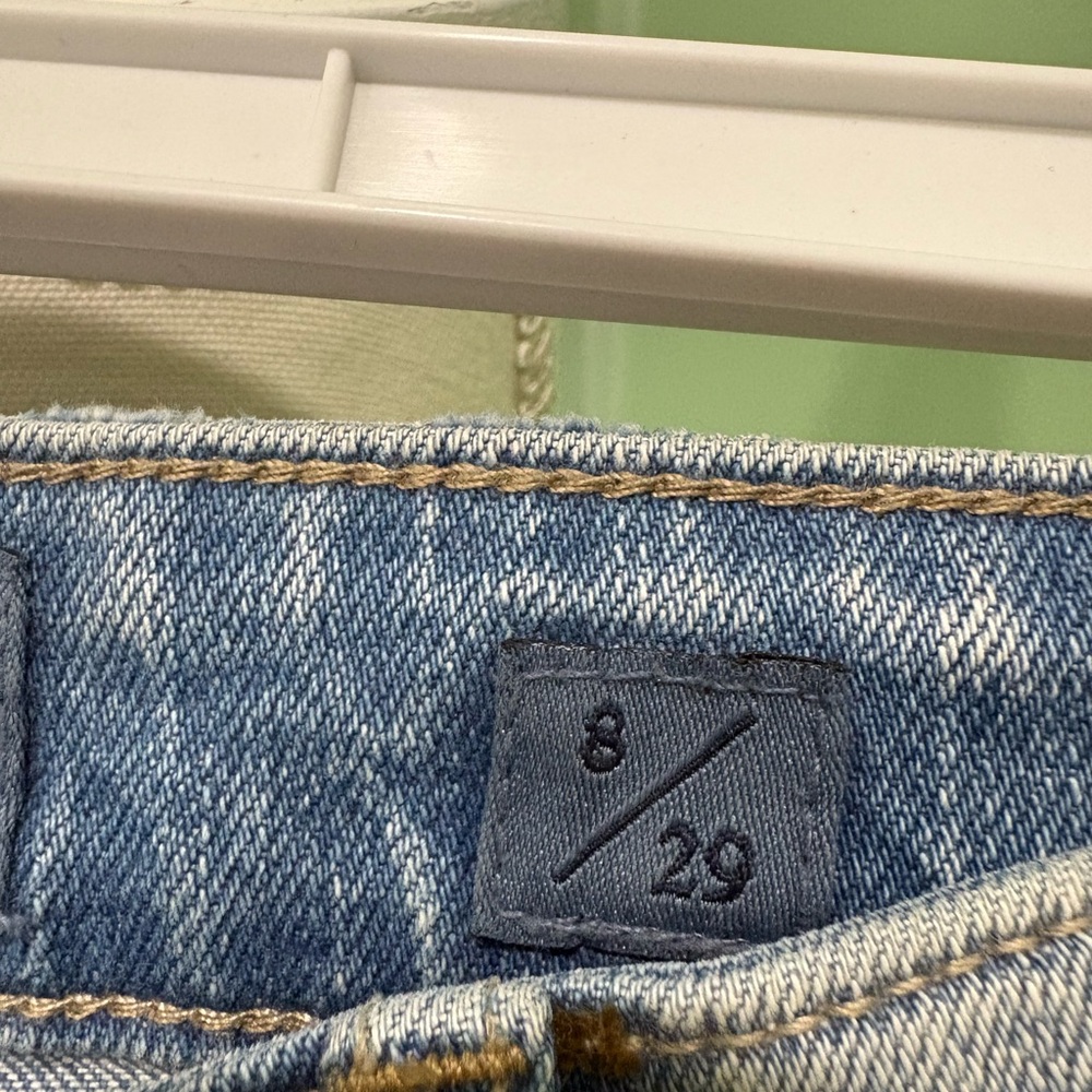 Lucky Brand Light Blue Distressed Flare Jeans - Picture 6 of 6
